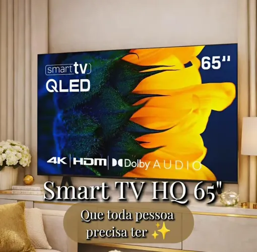 Tv Smart 65 polegadas HQ Qled