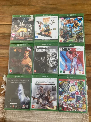 Jogos Originais LACRADOS de Xbox One. Valores na descrição. Envio OLX PAY