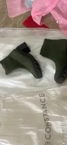 BOTA CONSTANCE VERDE MILITAR ? TAMANHO 39