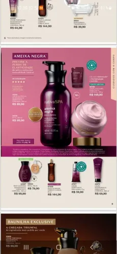 Perfumes e hidratante