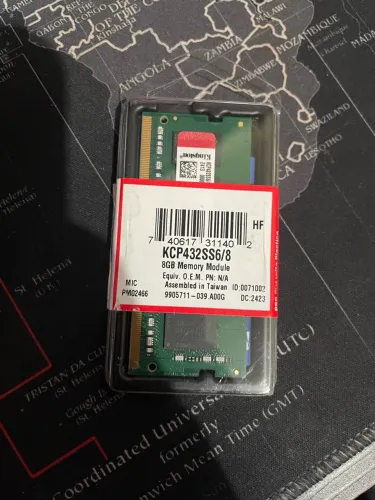Memória RAM KINGSTON 8GB DDR4 3200 NOTEBOOK