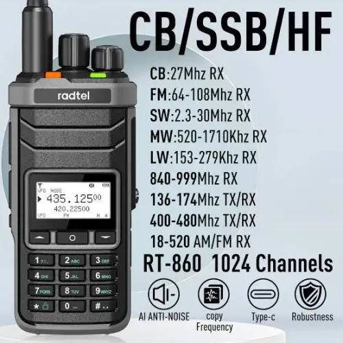 Radtel RT 860 Rádio Dual band 