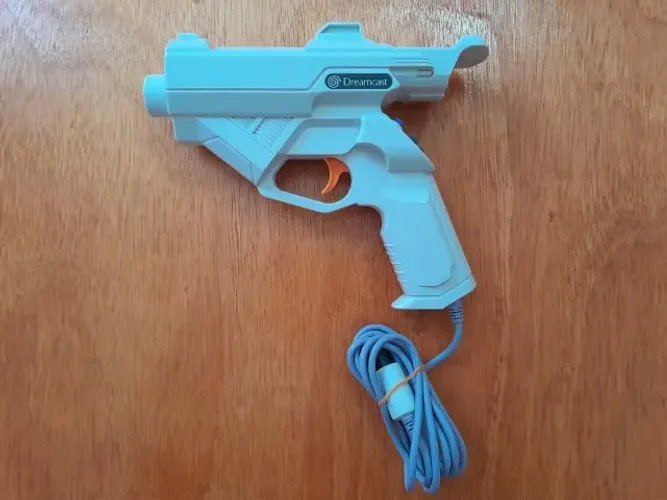Controle Lightgun original para Dreamcast