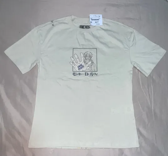 Camiseta One Piece Luffy - Nova com Etiqueta Tamanho 10