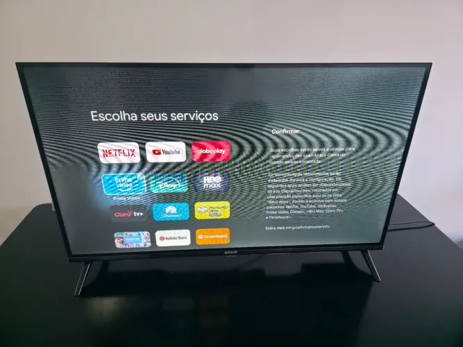 Smart TV SEMP 32? Google TV 32S42 - Apenas 3 meses de uso (Na caixa completa!)