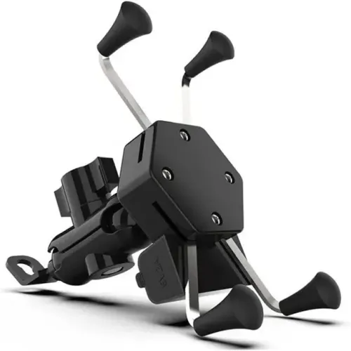 Suporte Celular c/Carregador USB Moto