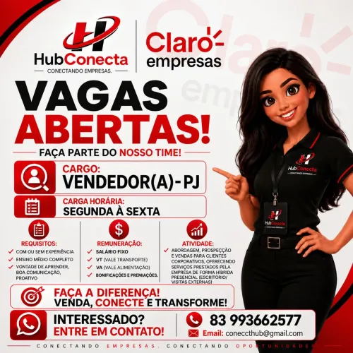 Vaga Vendedor Interno
