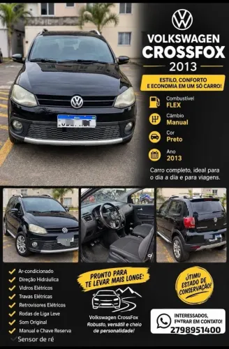 Volkswagen Crossfox 1.6 MI Total Flex 8V 5P 2013