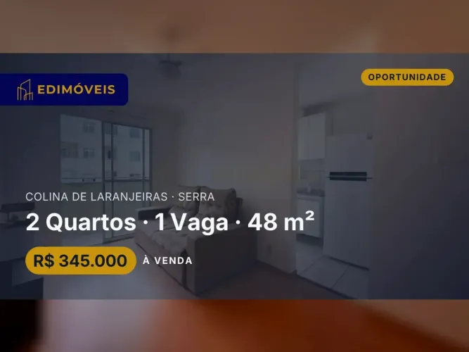 Venha Conhecer: Apartamento com Piscinas e Salão de Festas na Colina de Laranjeiras, Serra