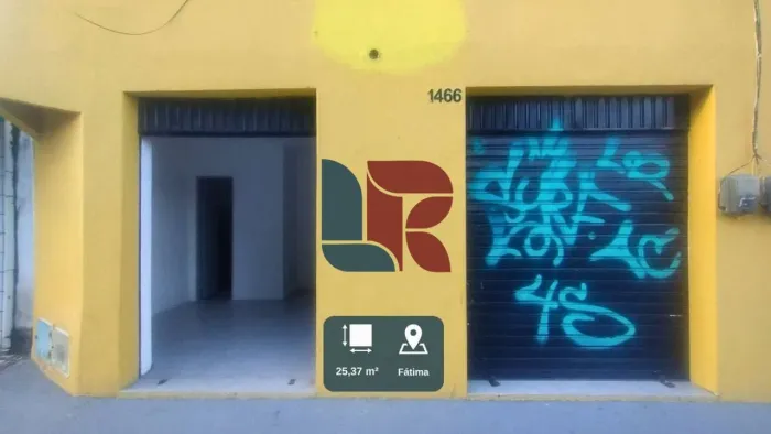 Loja Comercial para Aluguel no Bairro de Fátima próximo ao colégio Farias Brito