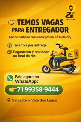 Vagas ze delivery 