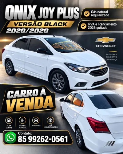 Chevrolet Joy Plus Black Ed.1.0 8V 4P Flex MEC 2020