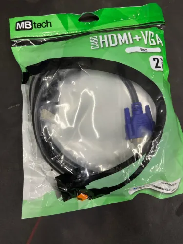 Cabo HDMI + VGA 2 metros 