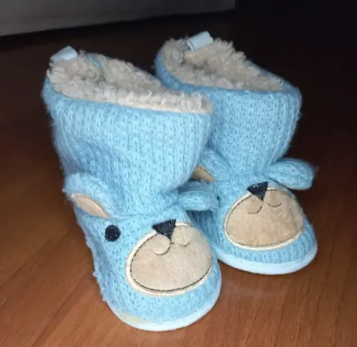 Pantufa bebê ursinho