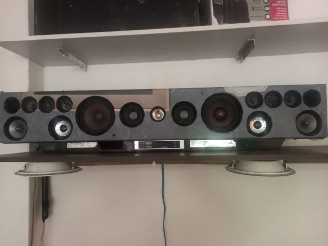 Som potente com mesa de som  e super 