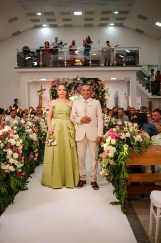 Vestido Verde Oliva Madrinha de Casamento - Usado 1x