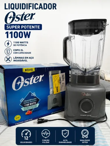 Liquidificador Oster 1100W Super Potente 2L Novo na Caixa