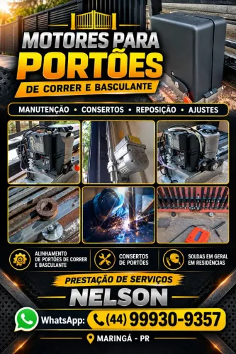 Motores para portões,e Soldas em geral