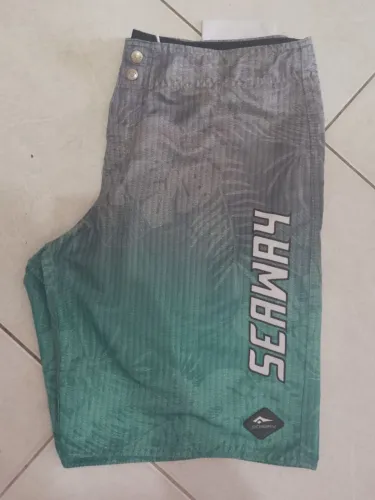 2 Bermudas masculina Seeway semi nova n° 42 e 44 e 1 Marallo n° 42