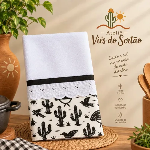 Panos De Prato Premium - Monte Seu Kit (Várias Estampas)