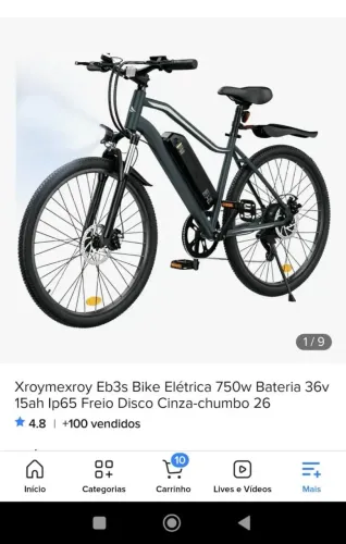 Bicicleta elétrica 