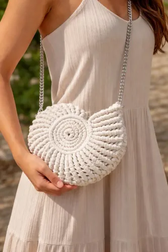 Bolsa em Macramê