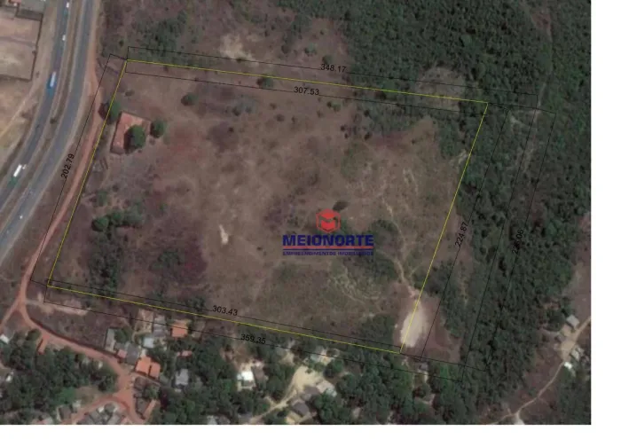 Área à venda, 62876 m² por R$ 24.144.229,63 - Tibiri - São Luís/MA