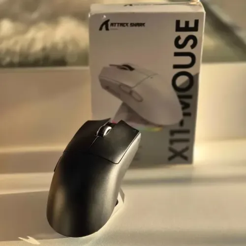 Mouse Gamer Sem Fio Attack Shark X11