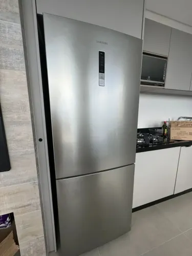 Geladeira Samsung Inverse 435L Inox 110v - 1 Ano de Uso (Mudança)