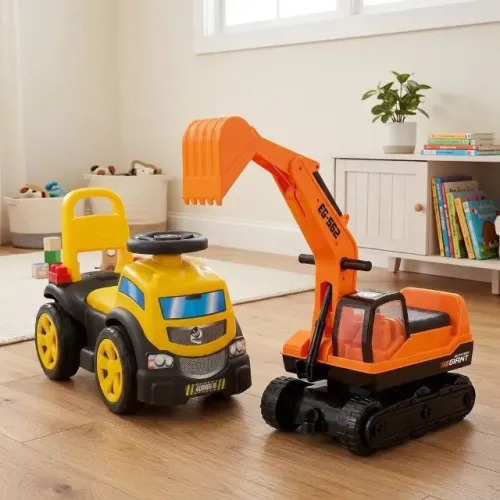 BRINQUEDO INFANTIL - BABY TRUCK E ESCAVADEIRA INFANTIL - COMBO DA DIVERSÃO