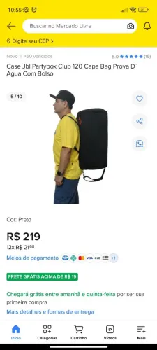 Case JBL Partybox Club 120