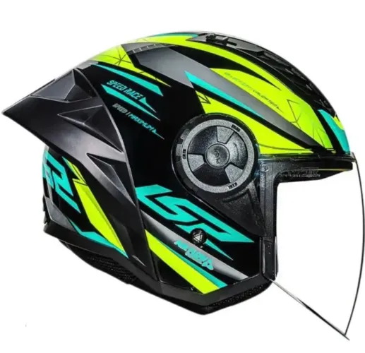 CAPACETE AIRFLOW II DRAZE BLK/YELLOW 60/L LS2