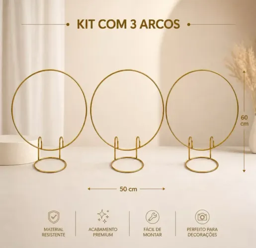 Arcos para Kit Festa, 50x50