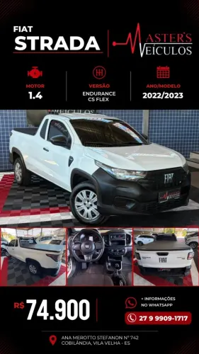 Fiat Strada Endurance 1.4 Flex 8V CS Plus 2023