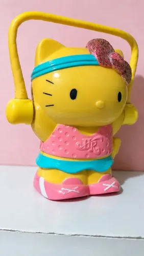Boneca Hello Kiitty Fitness Lacta (2010) -Rara e completa