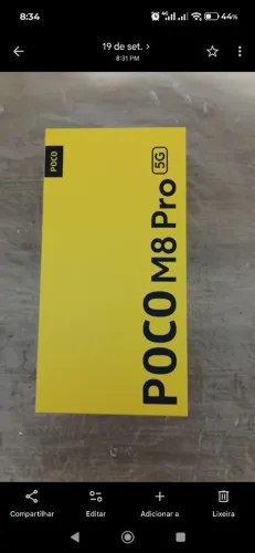 Vendo poco m8 pro 5g zerado apenas 1 mês de uso com nota fiscal e garantia de 1 ano