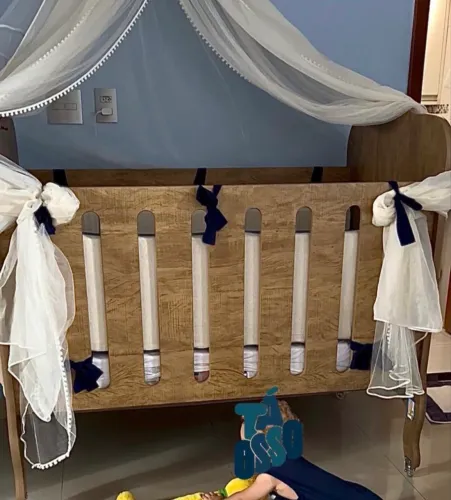 Berço cama Provençal  e capitone MDF 
