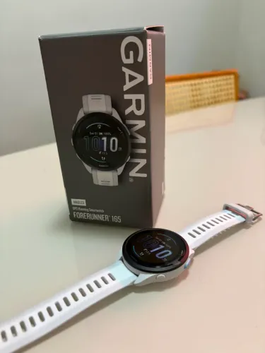 Vendo relógio Garmin Forerunner 165 Tela AMOLED, zerado na caixa!
