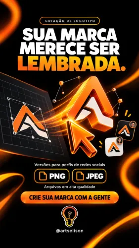 Fazemos sua Logo - Sua marca merece ser reconhecida!