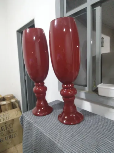 Vasos decorativos em vidro