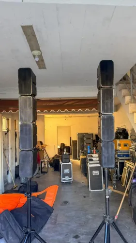 Caixa Som Line Array Laxial25c Profissional Compacto Spl