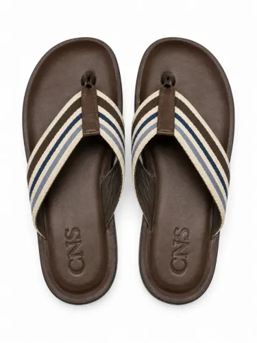 (NOVO) Chinelo CNS Couro Masculino 38