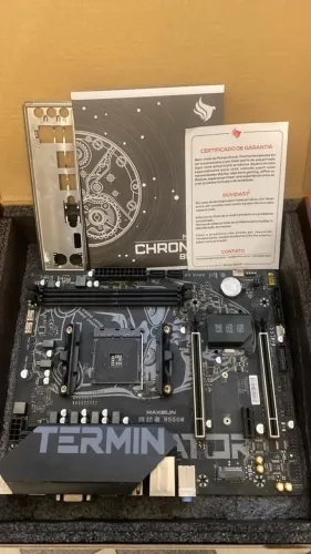 Placa-mãe Maxsun Challenger B550M Termitator (nova) leia o anuncio!