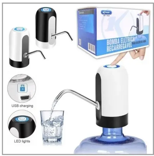 Bomba de agua galão 20l automático KNUP KP-TA04