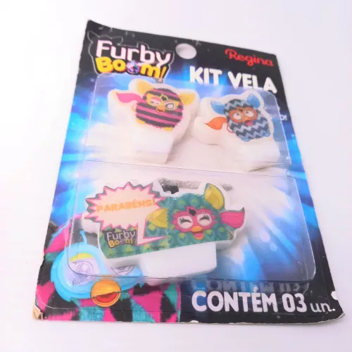 Raríssima vela para bolo de aniversário da Furby