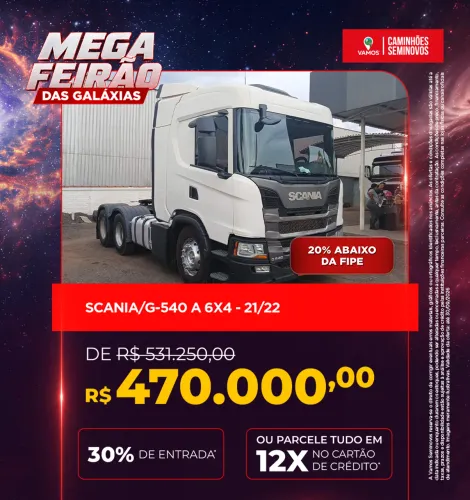 Scania G 540 A6X4 2022/2022 VAMOS SEMINOVOS