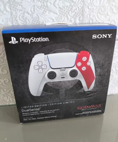 Controle sem fio DualSense de aniversário de God of War para Playstation (Novo)