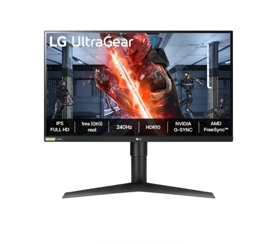 Monitor Gamer LG UltraGear 27", FHD, 240Hz, 1ms, IPS, FreeSync Premium, G-Sync, HDR10