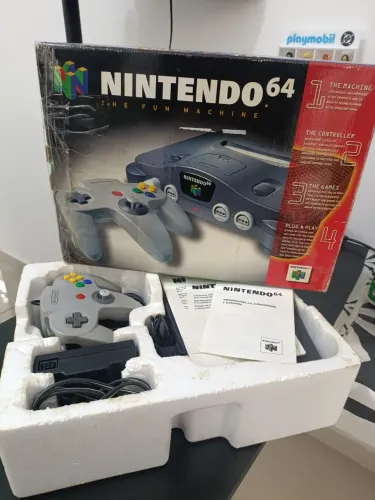 Nintendo 64 Game, console, Video Game com caixa e manual