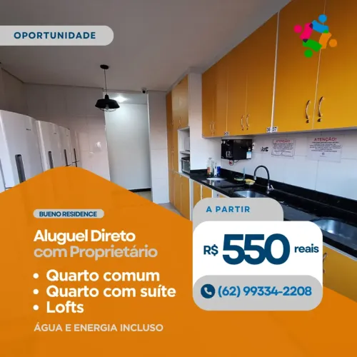 Sem fiador ou avalista - com e sem suite - no fianl do setor Bueno